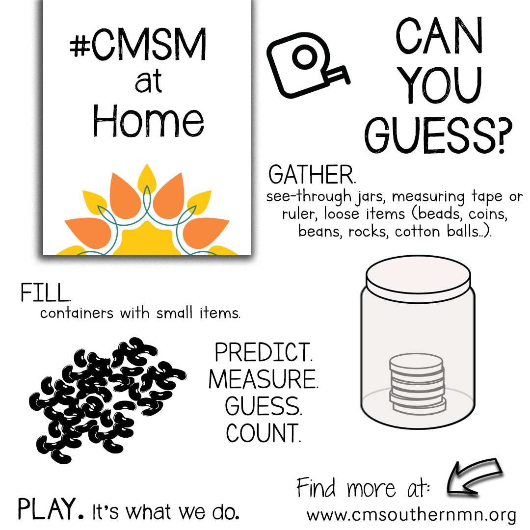 Can You Guess? CMSM at Home activity from the Children's Museum of Southern Minnesota